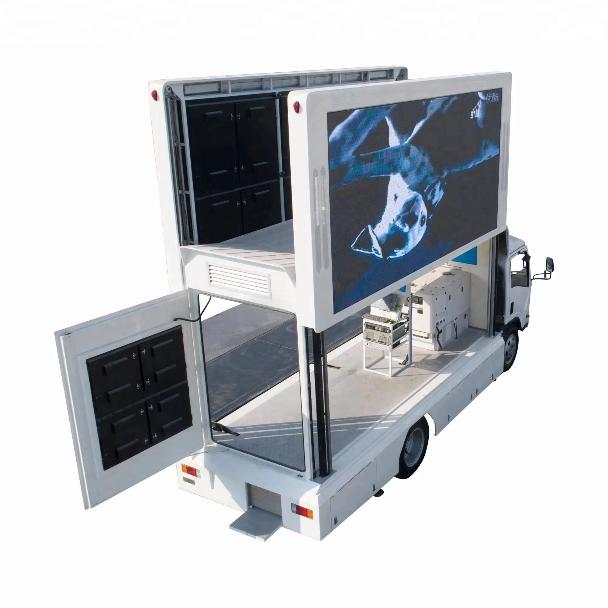 LED mobile truck advertising truck, LED screen car advertising, full color truck LED display