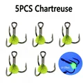 5pcs Chartreuse