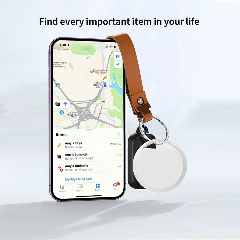 جهاز تتبع صغير بنظام تحديد المواقع لهاتف IOS IPhone مع Google Find My Device App Keys Finder مكافحة خسر العلامة الذكية للحيوانات الأليفة محفظة أطفال أمتعة السيارة