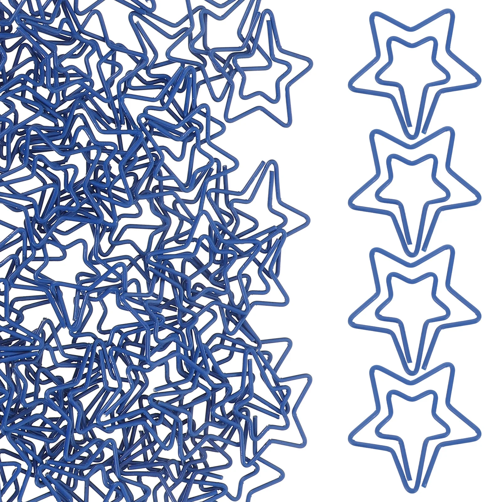 120 قطعة دبابيس ورق على شكل نجمة معدنية صغيرة الجدة مخطط الزخرفية كليب لمكتب المدرسة الزفاف مذكرة ملاحظات القرطاسية #3