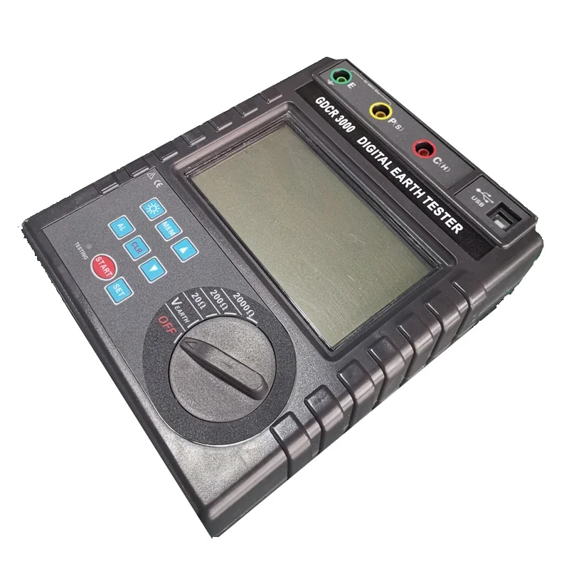 HVHIPOT GDCR3000 Potable Digital Earth Resistance Tester With Good Price