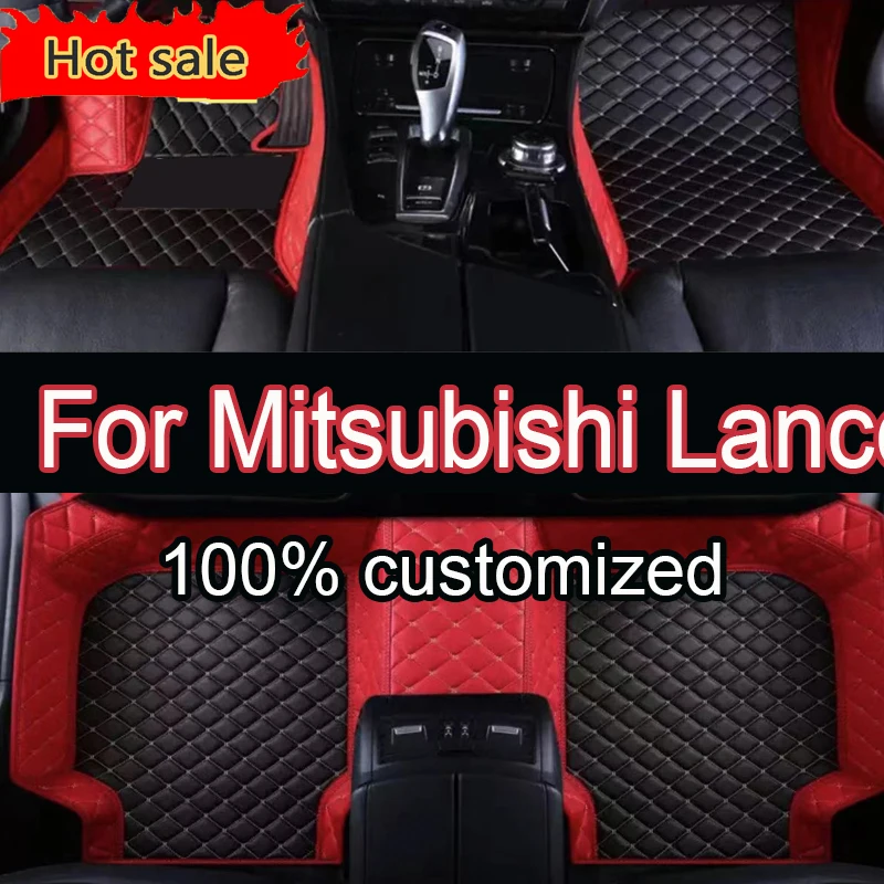 Car Floor Mat For Mitsubishi Lancer II Cedia Virage 2009~ 2014 Accesorios Para Auto Non-slip Floor Mats Car Accessories Interior