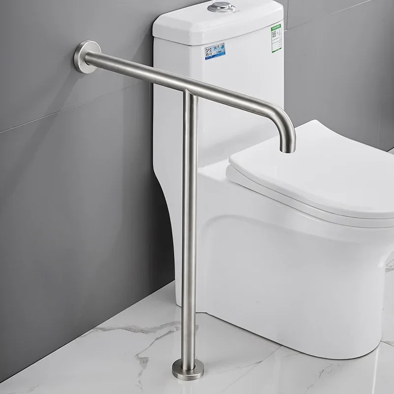 Family Culture 304 Stainless Steel Double sided Toilet Safety Armrest Disabled Elderly