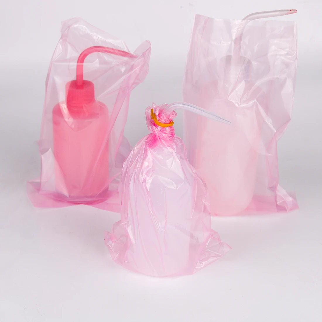 

200 шт., водонепроницаемая, устойчивая к пятнам сумка для бутылки для мытья, пластиковая защитная сумка большой емкости для хранения, аксессуары для татуировок