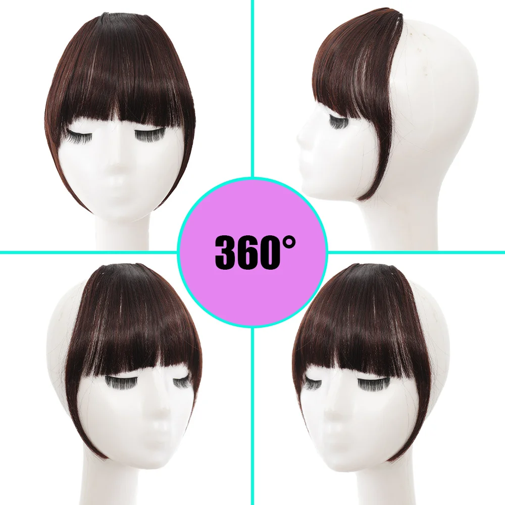 XG Wig bangs for women, natural forehead air bangs, invisible, traceless incremental model, sideburns air bangs wig pieces