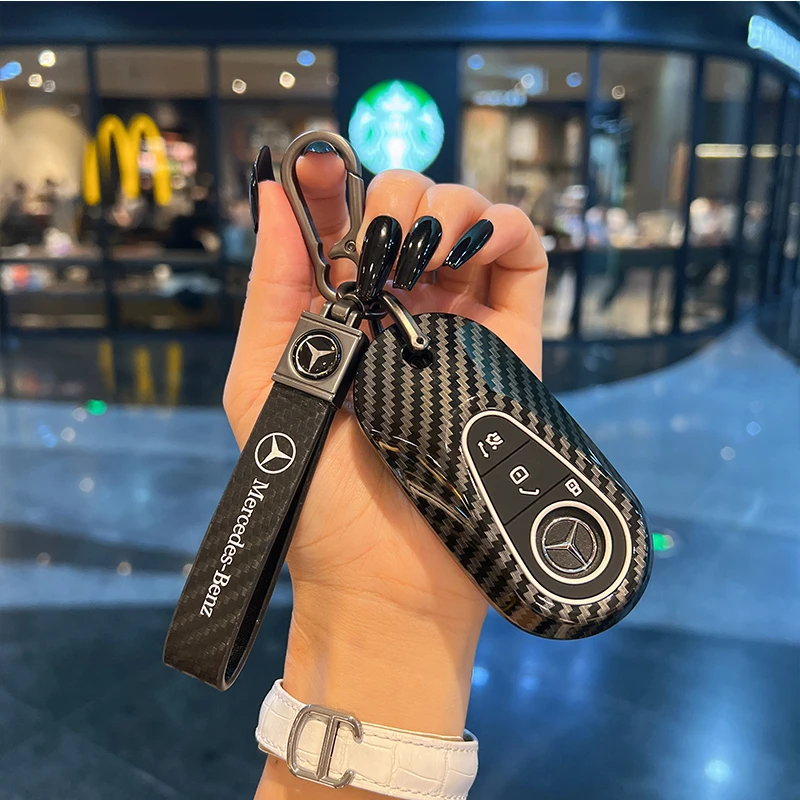 

Car Key Case Cover for Mercedes Benz CLS CLA GL R SLK AMG A B C S Class Keys Protection Covers