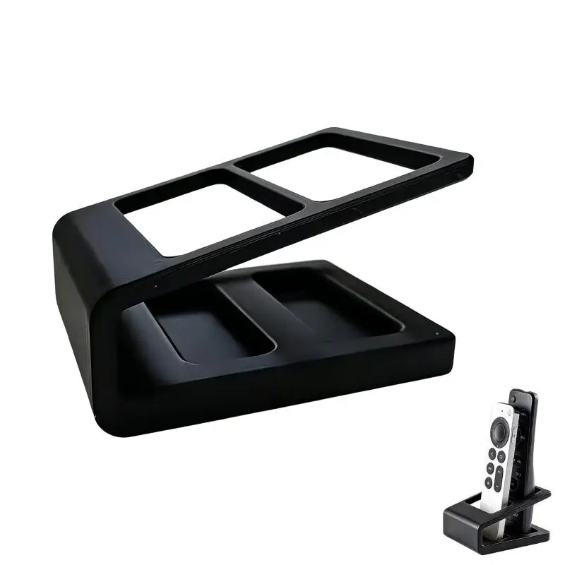 2-Hole Remote Control Storage Stand - Practical Desktop Storage Stand For Home Office Daily Use...