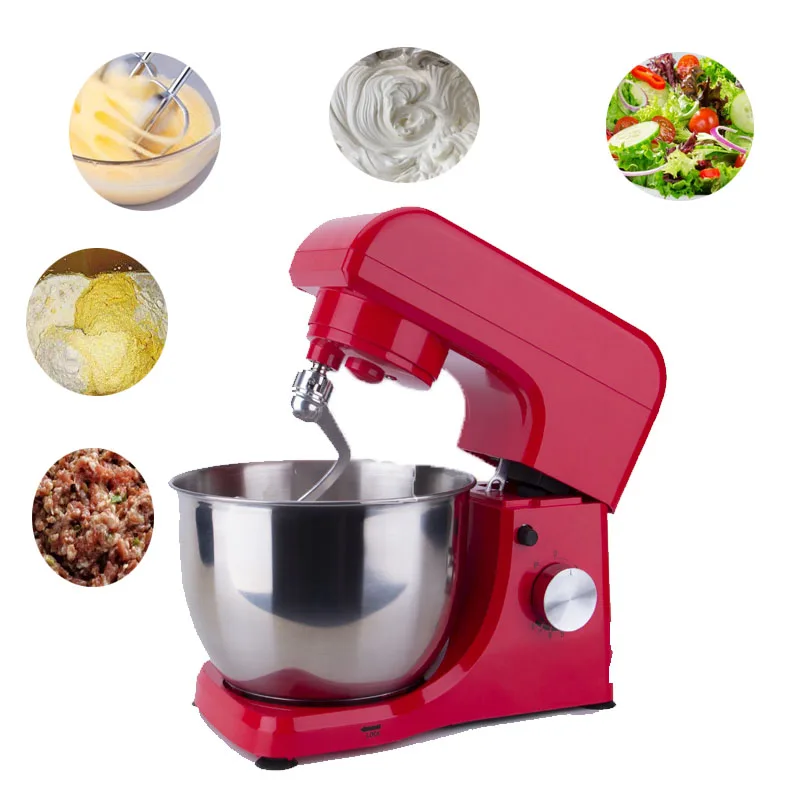 5L Large Capacity Food Stand Mixer Egg Whisk Blender Bread Maker Kneading Vegetable salad mixer Food Processor Free your hands