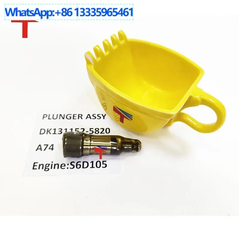 

100PCS plunger DK131152-5820 A74 for construction machinery S6D105 engine parts