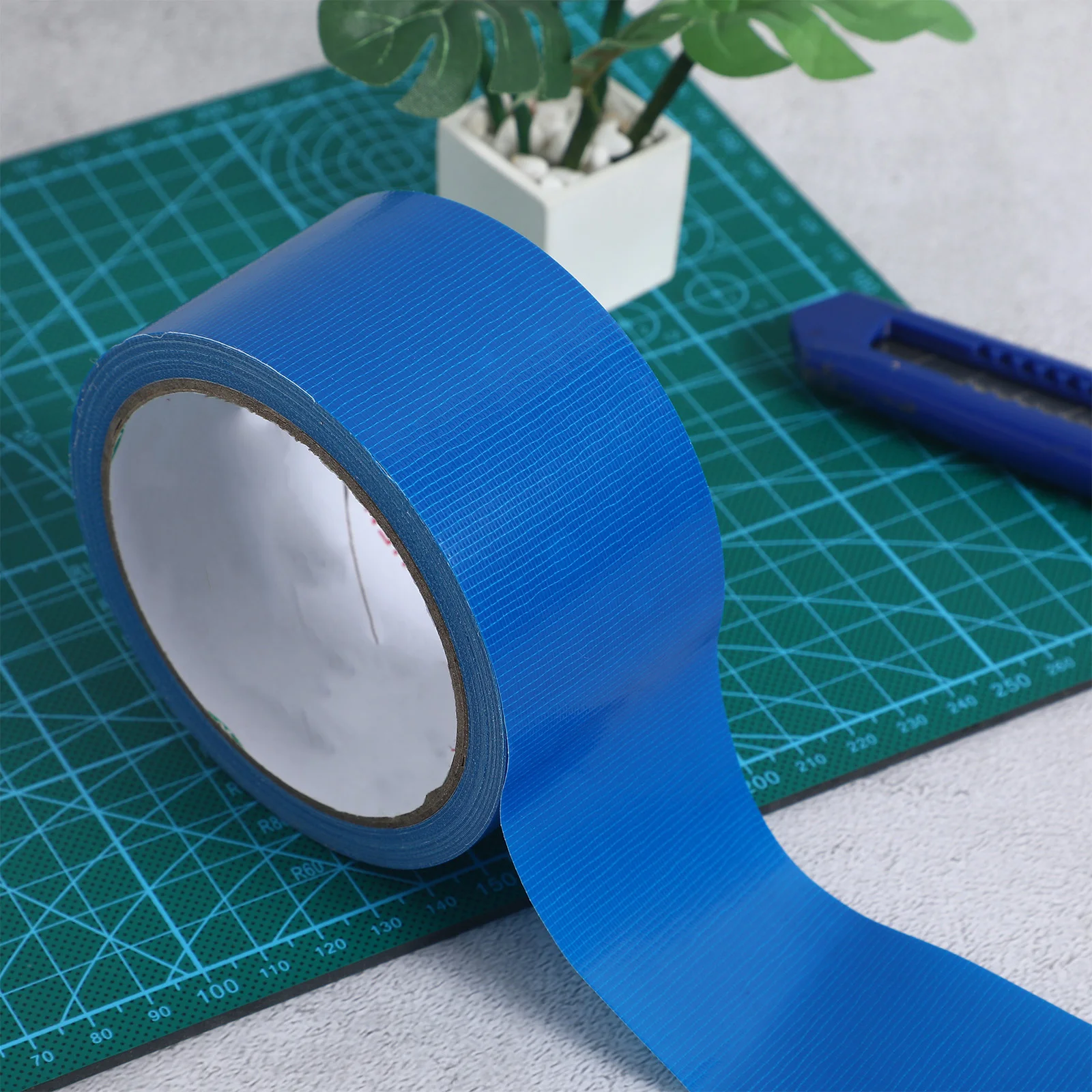 

5Cm X 10M Heavy Duty Cloth Duct Tape Waterproof Strong Adhesive For Carpet Floor Seaming Diy Electrical Repair Single Sided Tape