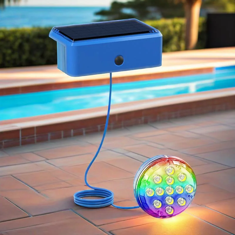 Pond Lights Underwater Solar Light Swimming Pool Lighting Garden Water Feature Lamps Remote Control Fish Tank Aquarium Led