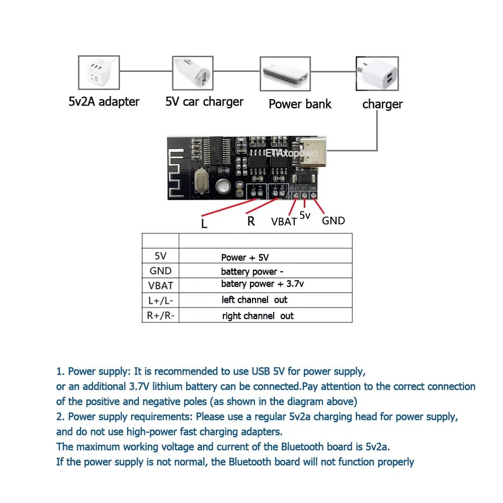 4Ohm 5W diy speaker Bone conduction hidden sound system Vibration horn resonance with Bluetooth amplifier board