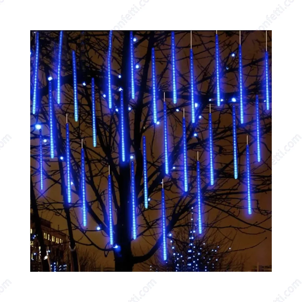 Meteor Shower Rain LED Fairy String Lights Festoon Street Garland Christmas Decorations for Home Outdoor Wedding New Year Decor