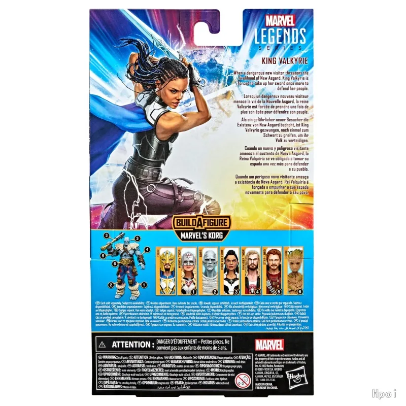 

Original Hasbro Marvel Legends Series Thor: Love and Thunder King Valkyrie Anime Figure Toy Collection Model