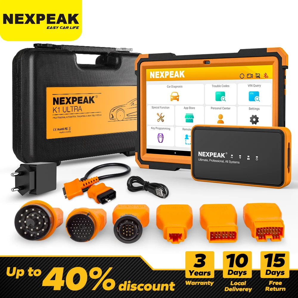 مُحلِّل مُحَدَّث: NEXPEAK K1 ULTRA OBD2 – أداة تشخيصية احترافية لسياراتك بمواصفات فائقة