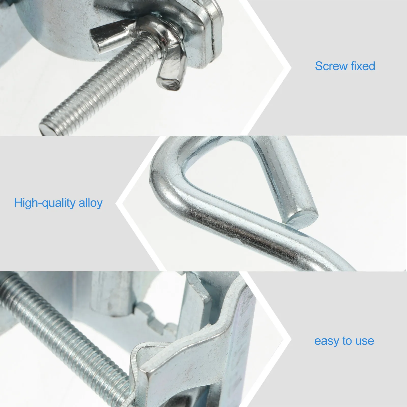Outdoor Umbrella Fixed Clip Stable Clamp Screw Adjustable Patio Parasol Stand Bracket Holder for Tailgating Sporting Events