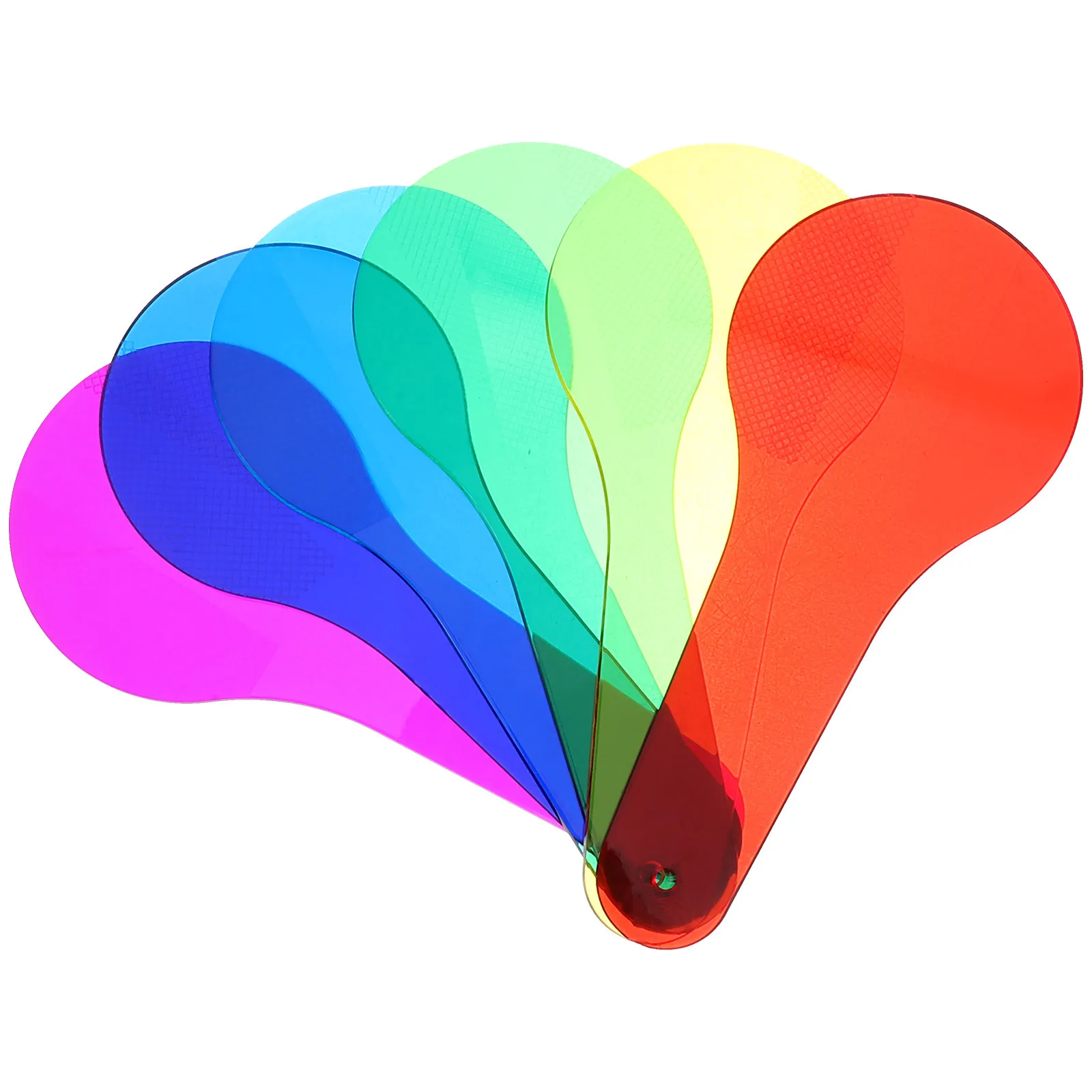 

6Pcs Color Filter Board Lightweight Portable Teaching Equipment Science Discovery Tools for Color Correction Effects