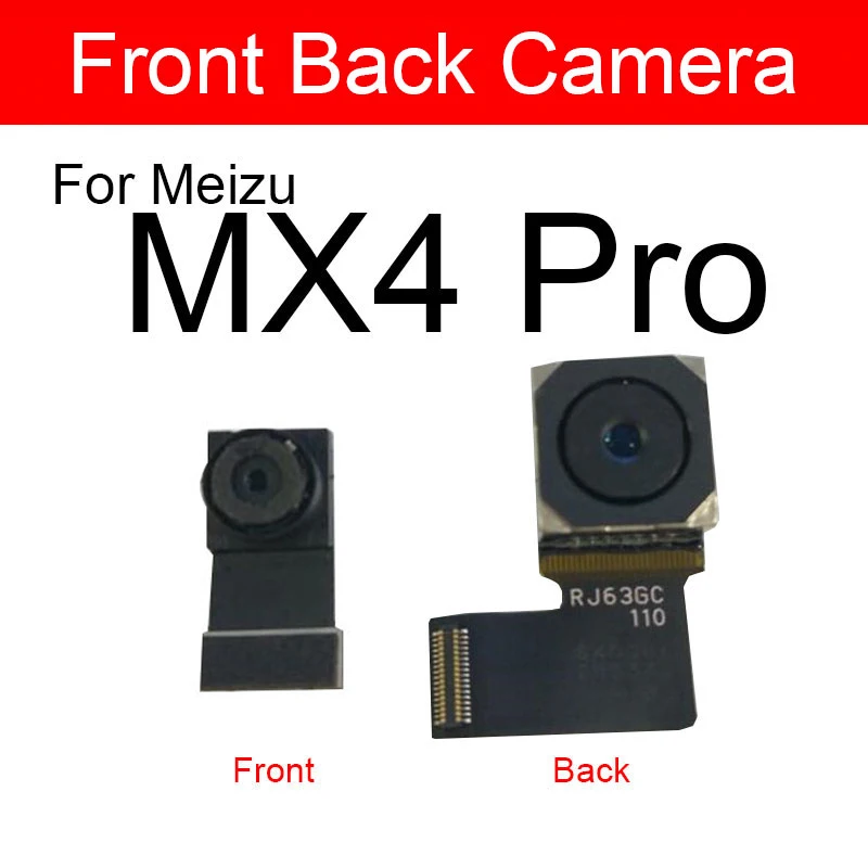 

Задний основной модуль камеры для Meizu MX4 Pro MX4Pro, передняя маленькая камера, гибкий шлейф, замена, ремонт