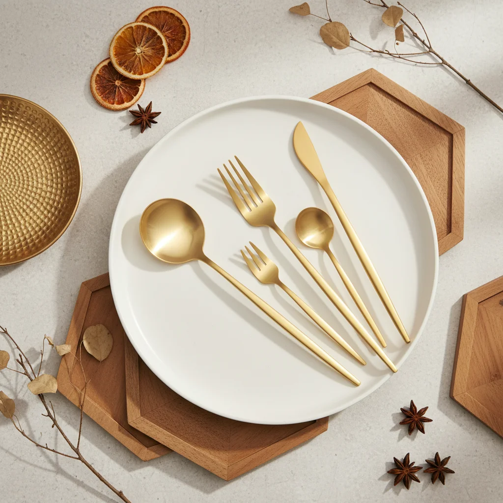 

90 шт. набор столовых приборов, золотой набор столовой посуды, набор посуды из нержавеющей стали, металлическая посуда, вилки, ложки, ножи, столовые приборы, ресторан, дом