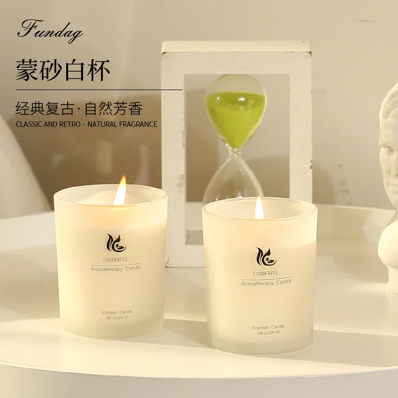 

Aromatherapy Candles Birthday Gift DIY Handmade Soy Wax Christmas Candles Home Decoration