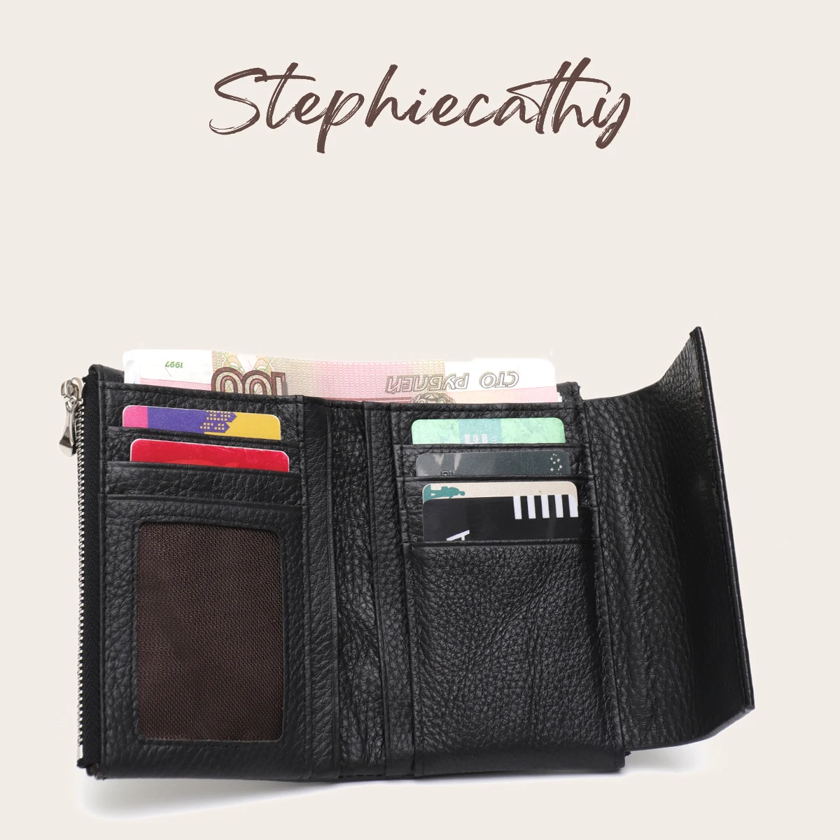 SC Luxury Croc Pattern Patent Leather Trifold Short Wallet For Women Multi Pockets Cash Slots Coin Purse Card Holder Portable