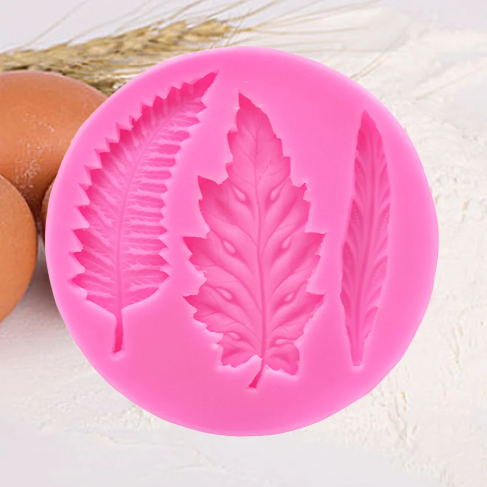 

Christmas Leaves Silicone Mold Premium Eco Friendly Non Stick Fondant Cake Chocolate Candy Baking Tool Leaves Fondant Mold