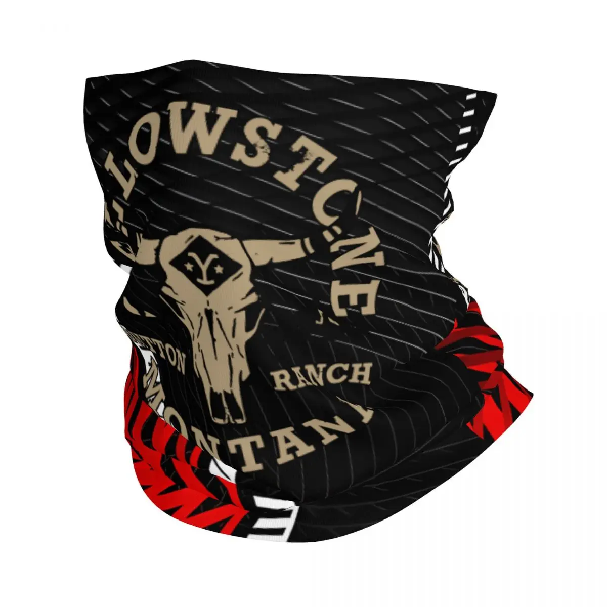 Expert Bandana Neck Cover Printed Motorcycle Club Yellowstone Dutton Ranch Face Mask Balaclava Riding Unisex Adult All Season