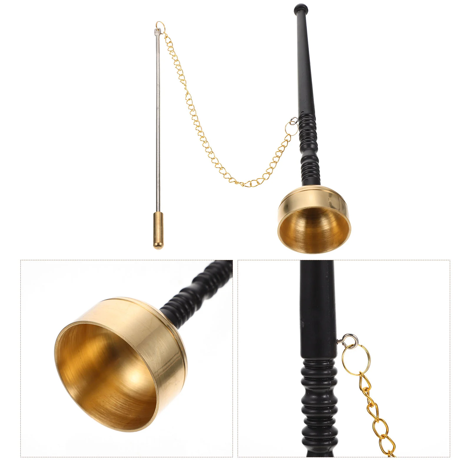 Yoga Citing Chimes Musical Instruments Hand Bell Percussion Wood Tibetan Healing Bells Buddhism