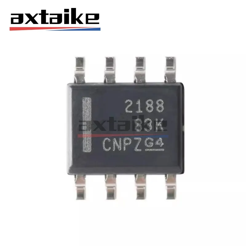 10PCS OPA2188AIDR SOP-8 2188 OPA2188A OPA2188 SMD Low-Noise Rail-to-Rail Output 36V Zero-Drift Operational Amplifiers IC
