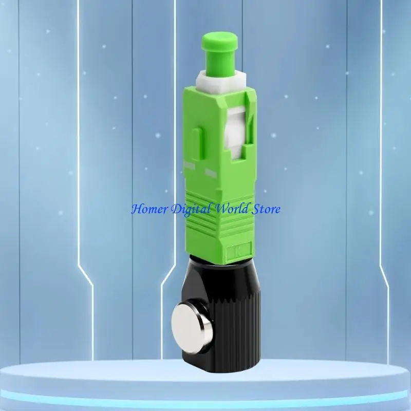 

H55F UPC Round Square Bare Fiber Adapter Clamp Lab Dedicated Coupler Adapter Temporary Splicing Tool Connectors