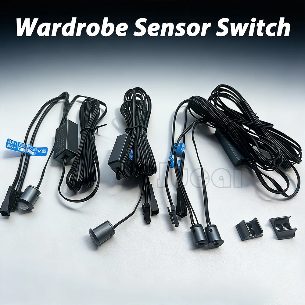 Intelligent LED Cabinet Light Controller – Dual-Door Sensor,Hand Wave Function,12V/24V Dual-Door LED Light Controller