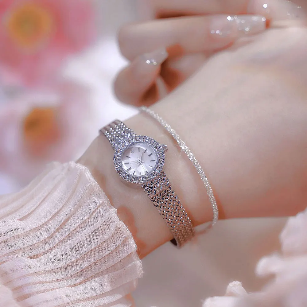 Высококачественные роскошные женские часы, элегантные ювелирные изделия с бриллиантами, кварцевый браслет, наручные часы, подарки для женщин, модные деловые часы 2025 года