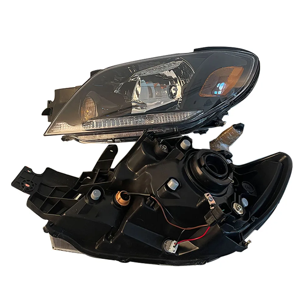 Car Headlamp MN133867 MN133868 For Mitsubishi Outlander 2004 2005 2006 Black A Pair 4G63, 4G63T, 4G69