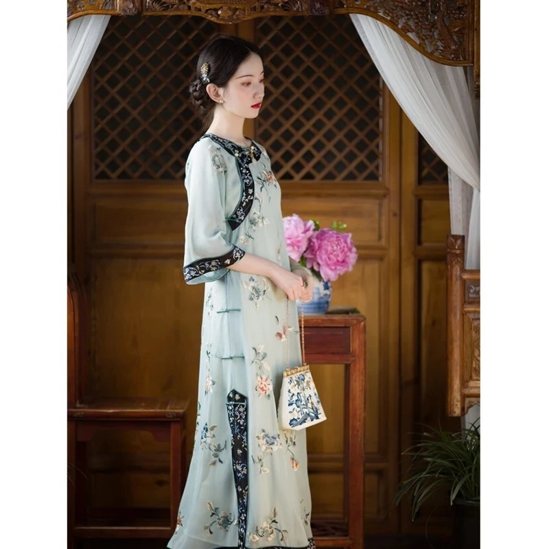 

2025 oriental dress cheongsam dress lady cheongsam women sexy qipao chinese dresses traditional chinese elegant party dress