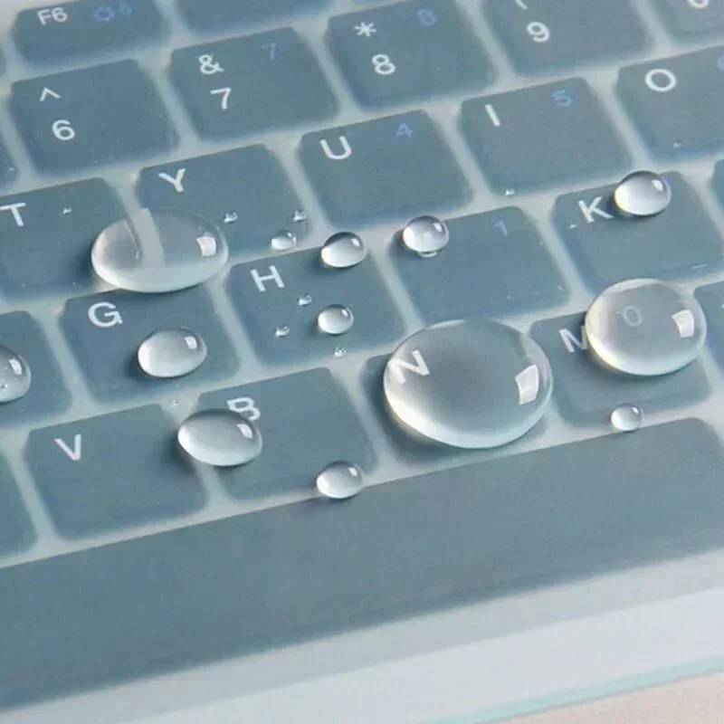 Soft Silicone Keyboard Protective Covers Waterproof Laptop Notebook Keyboard Keypad Protector Skin 10 14 15.6 Inch Clear Film