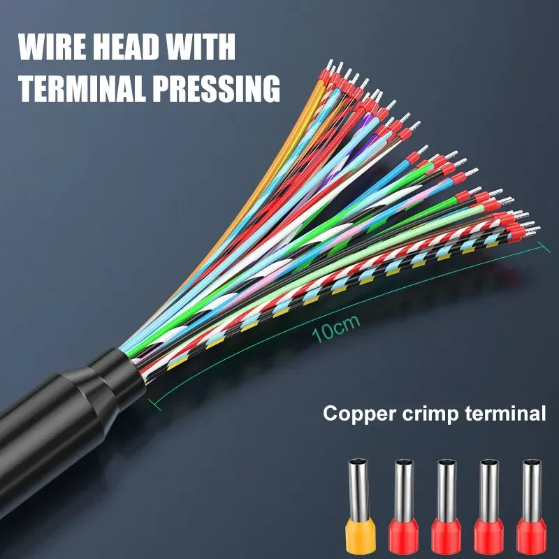 SCSI Servo Connection Cable CN14Pin with Terminal 20Pin 26Pin 36Pin 50Pin Loose Wire Shielded Line for Panasonic Yaskawa Cord