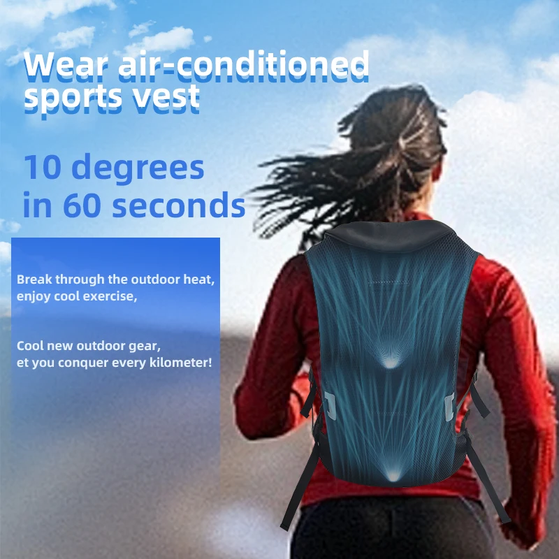 Semiconductor cooling undershirt ice air conditioning gods outdoor construction site high temperature cooling ice vest