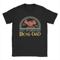 Funny Moana Maui Stronge T Shirt for Men Pure Cotton Vintage T-Shirt Round Collar Just An Ordinary Demi Dad Tees merch Gift