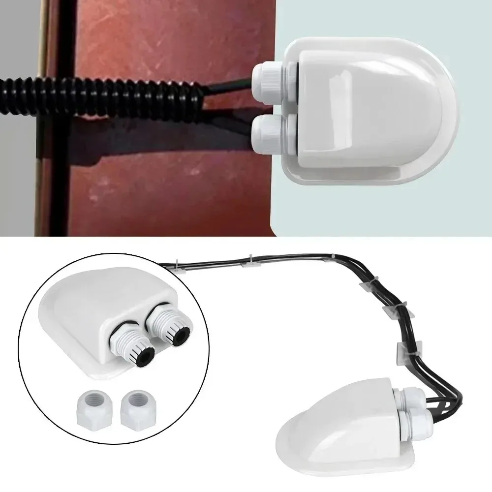 1Solar Junction Box Cable Entry Gland Roof Wire Entry Cable Connector Holder Automotive Accessories