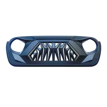 N2 Jeep Front Grill With Daytime Light & Amber Turn Signal Light, Fit For JEEP Wrangler JK/JL/ Jeep Gladiator JT