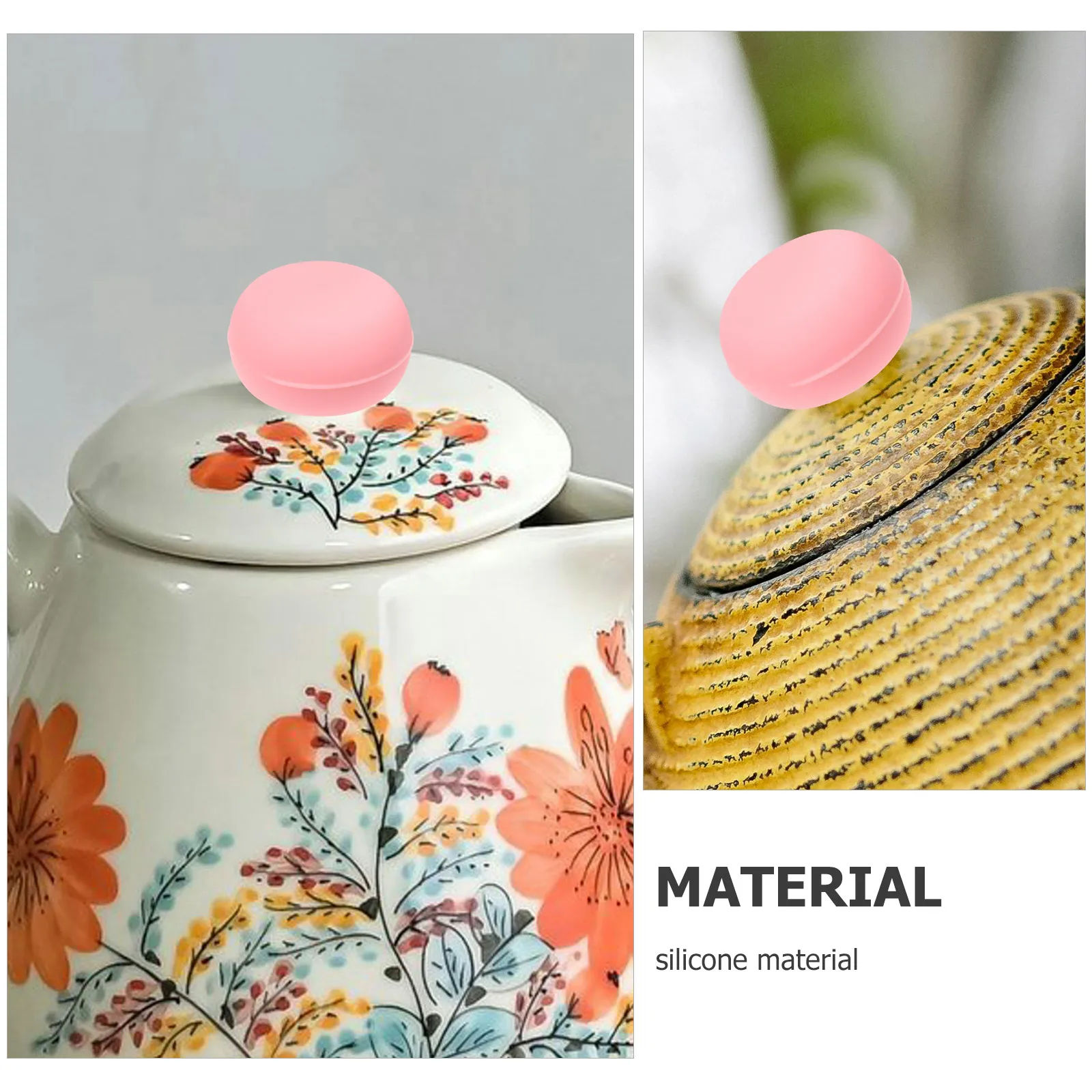 

4Pcs Silicone Protection Covers for Tea Pot Lid Knob Heat-Resistant Practical Home Supplies Home Supply