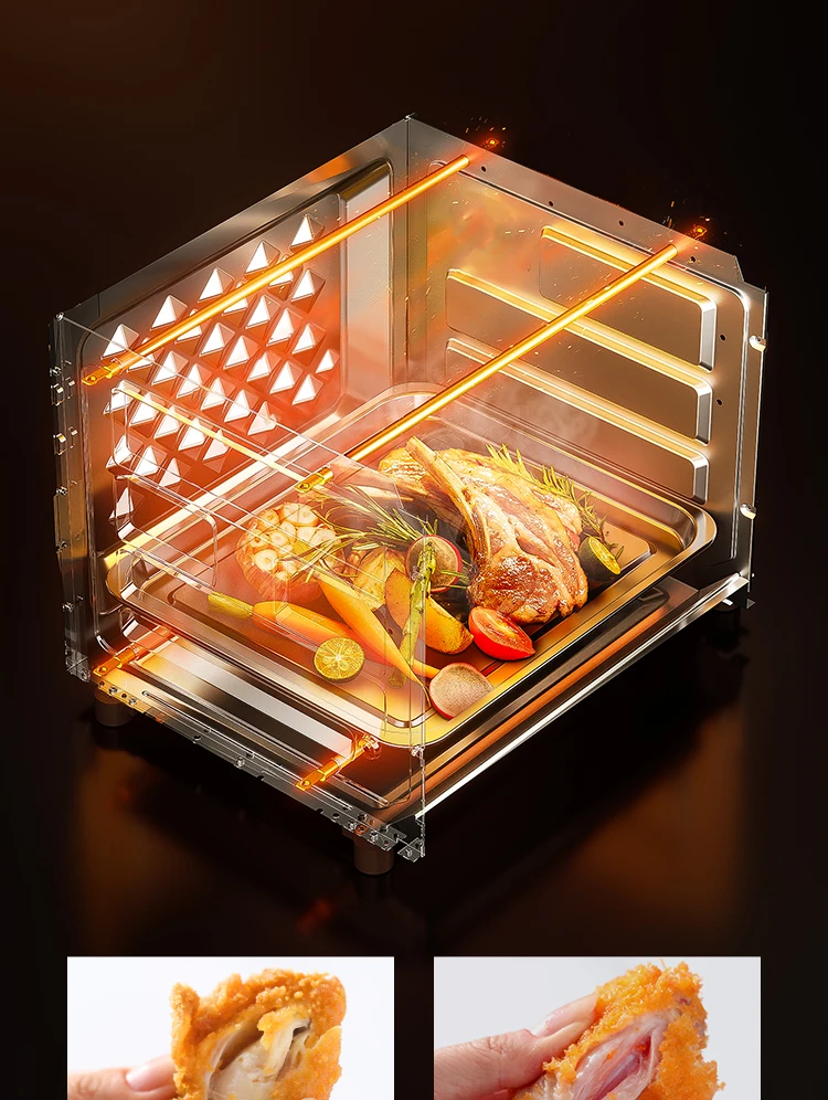 Air fryer household 15L new multi-functional large-capacity intelligent electric fryer oven all-in-one machine