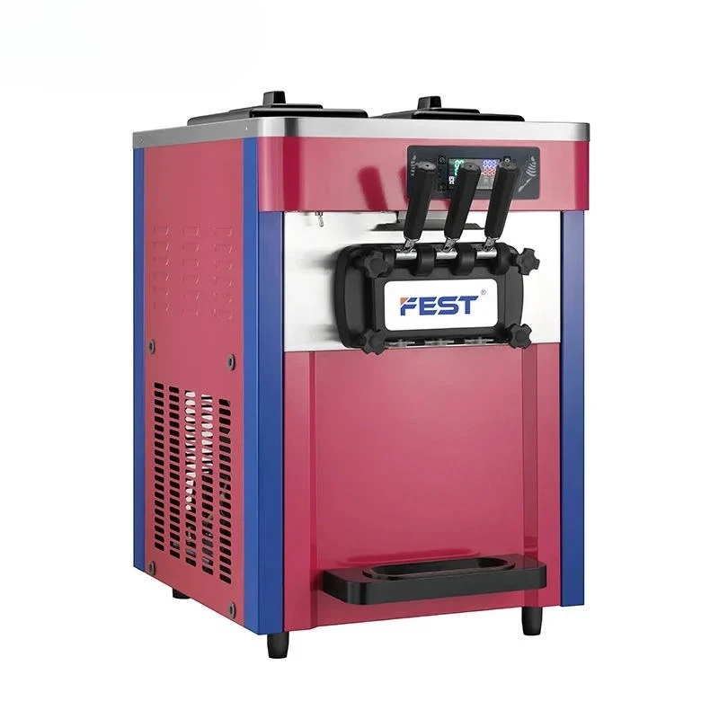 

Factory sales best price ice cream machine commercial soft ice cream maker 2+1 flavors ice cream machine