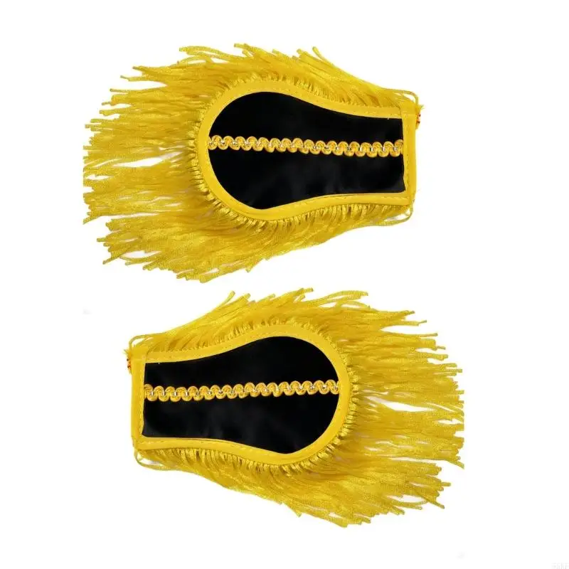 Gold Trim Pair of Shoulder Epaulettes for Choir and Ceremony Wear 55KF