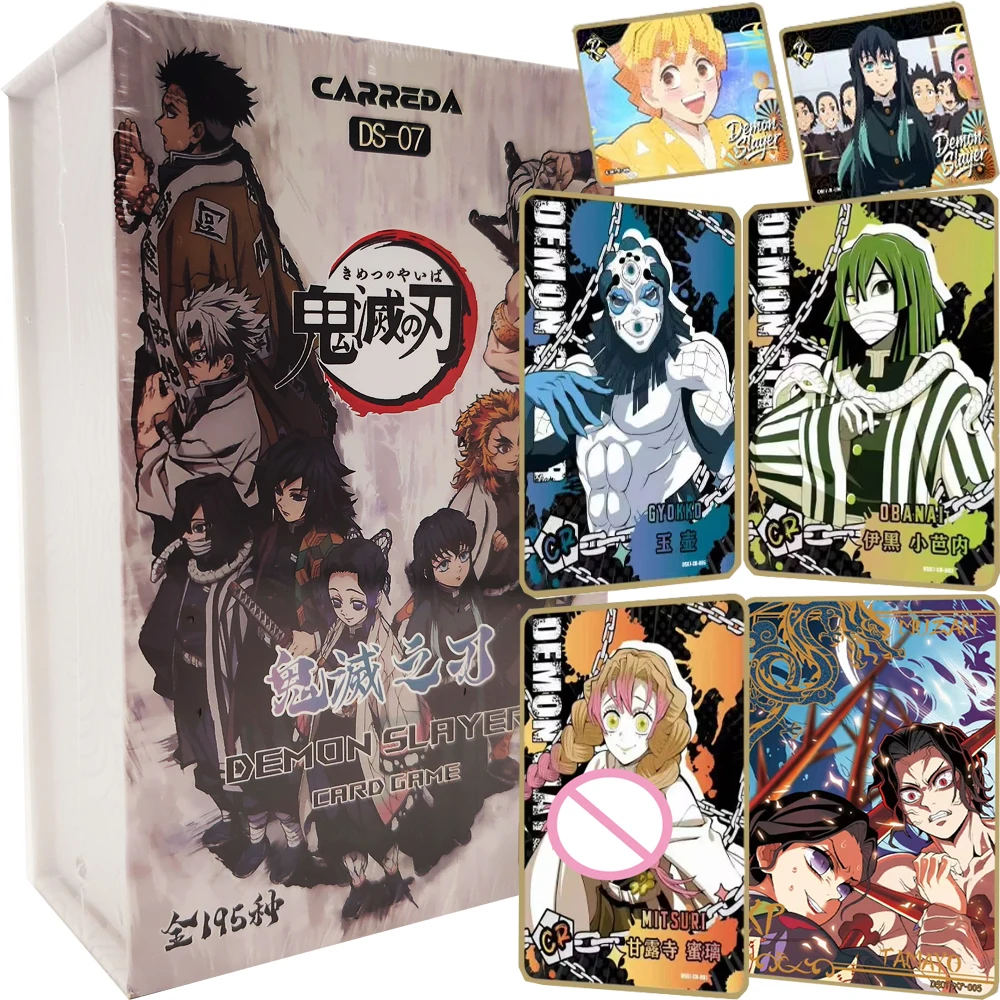

Demon Slayer Fantasy Adventure Anime Collection Card High-definition Characters Creative Rare Limited Cards Kids Hobbies Gifts