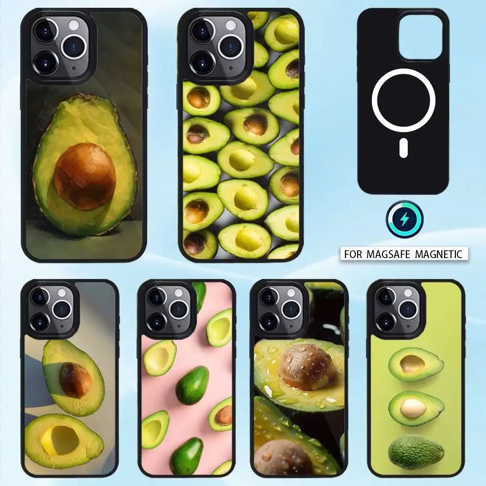 

Forest Butter - Avocado Phone Case For iPhone 16,15,14,13,12,Pro,Max,Magnetic For Magsafe Wireless Charging
