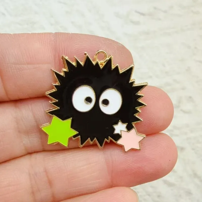 10pcs Japanese Faceless Male Decorations Cute Alloy Pendant Anime Figures Children DIY Creative Fashion Jewelry Accessories Gift view 3