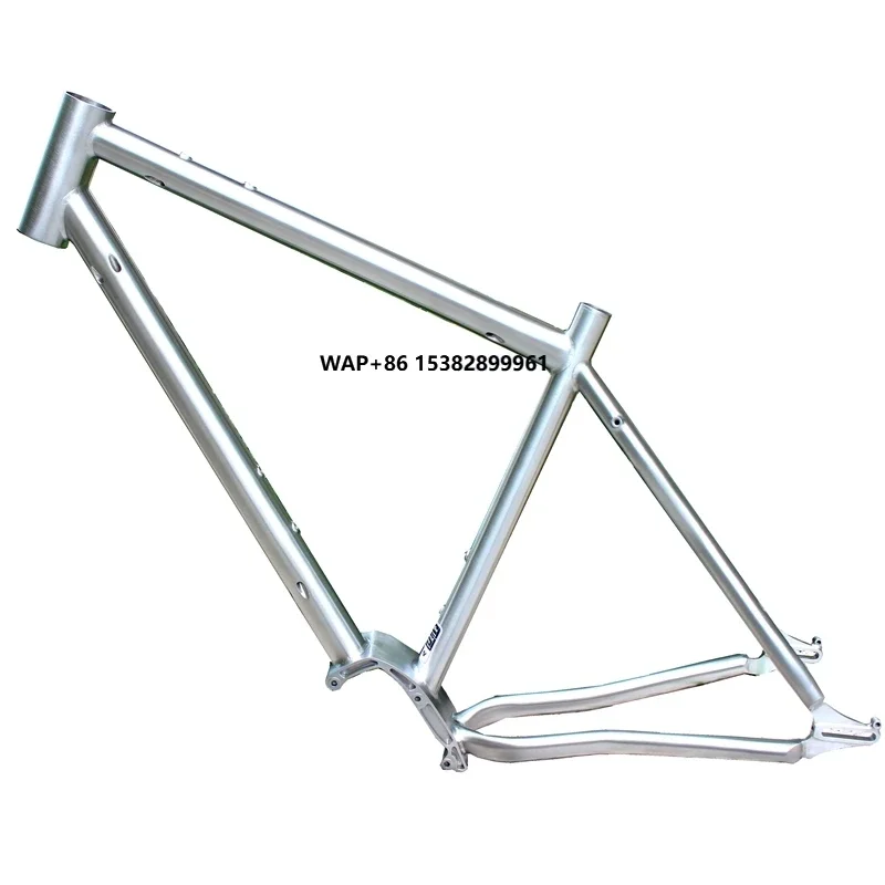

Titanium Full Suspension Mountain Bicycle Frame Titanium Suspension Bike Frame with Pinion Gear Box Customized Ti Bike Frame