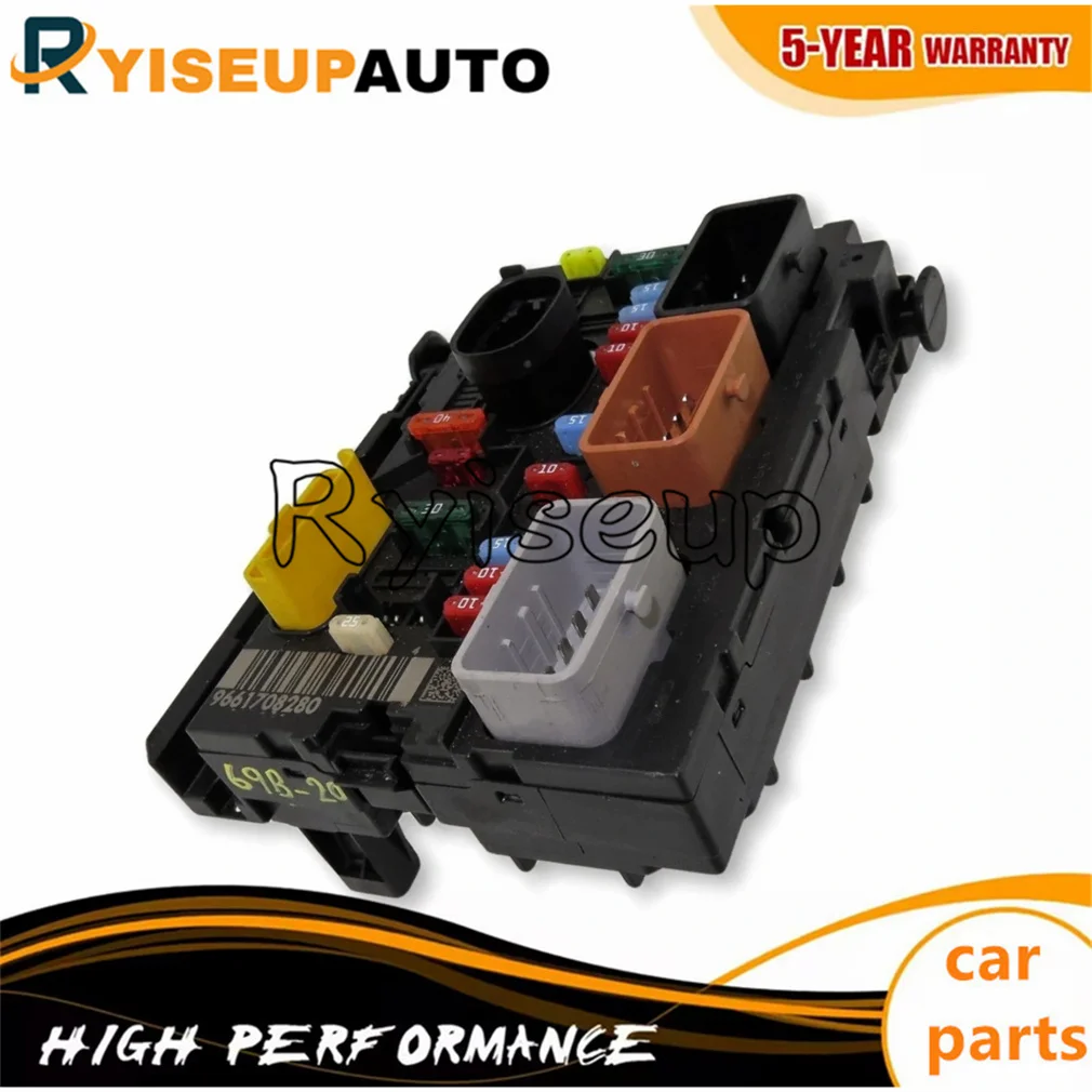

New Fuse Box Control Unit Assembly BSM for Peugeot 207 307 Citroen C4 C5 9661708280 9664055780