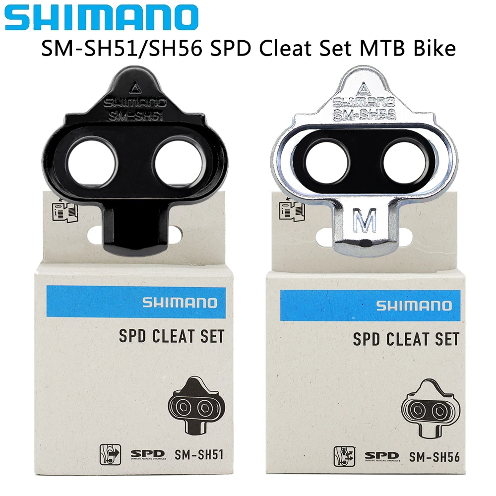 ​SHIMANO SM-SH51 SH56 Bike Pedal SPD Cleats Single Multi-Release Cleats MTB Bike for M520 M515 M505 A520 M545 M540